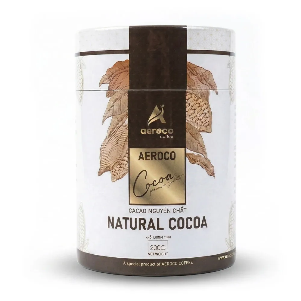 Ca cao Aeroco nguyên chất – hộp 200g